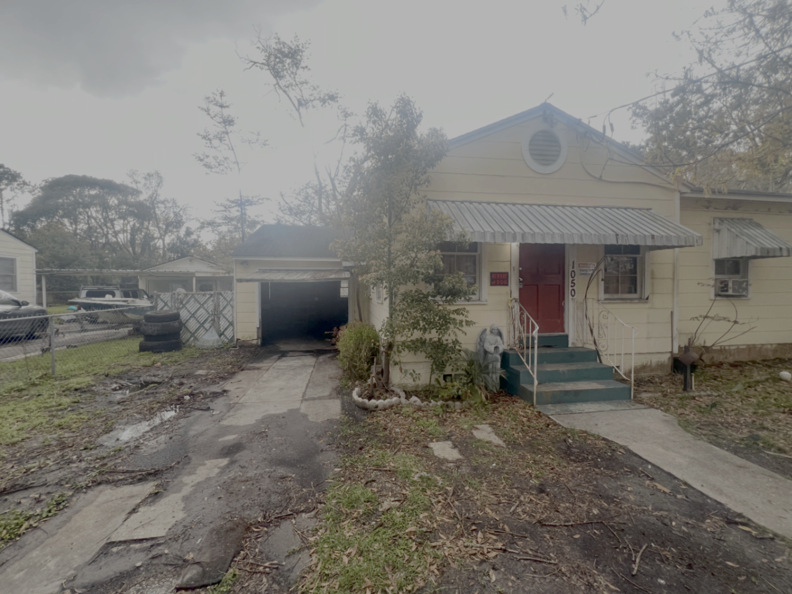 Home exterior before renovation